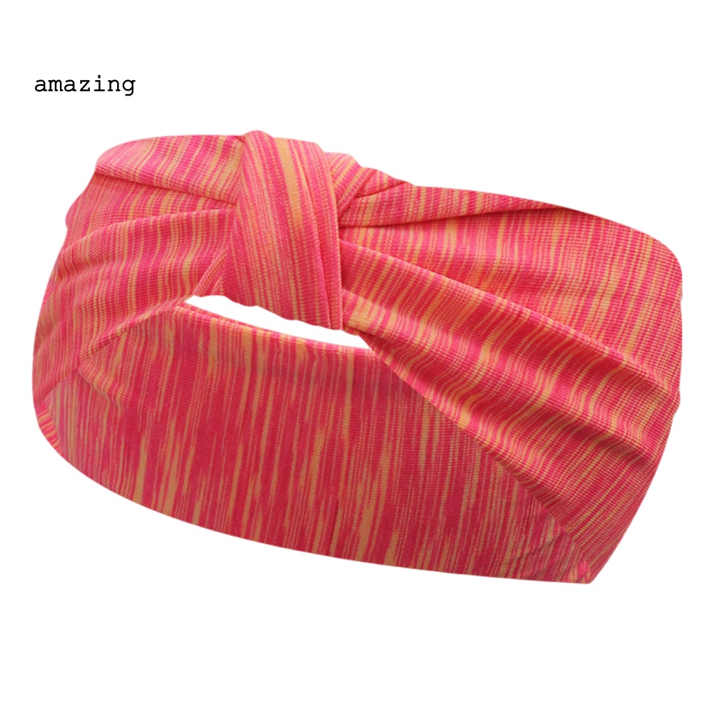 Băng Đô Thể Thao Bản Rộng Co Giãn Tốt Thiết Kế Thắt Nút Độc Đáo Tiện Dụng