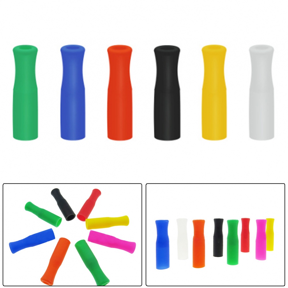 Nắp Đậy Ống Hút Bằng Silicone Và Thép Không Gỉ Chống Bỏng