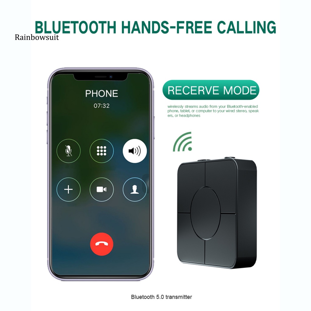Bộ Truyền Nhận Tín Hiệu Bluetooth 5.0 Không Dây Cho TV Xe Hơi