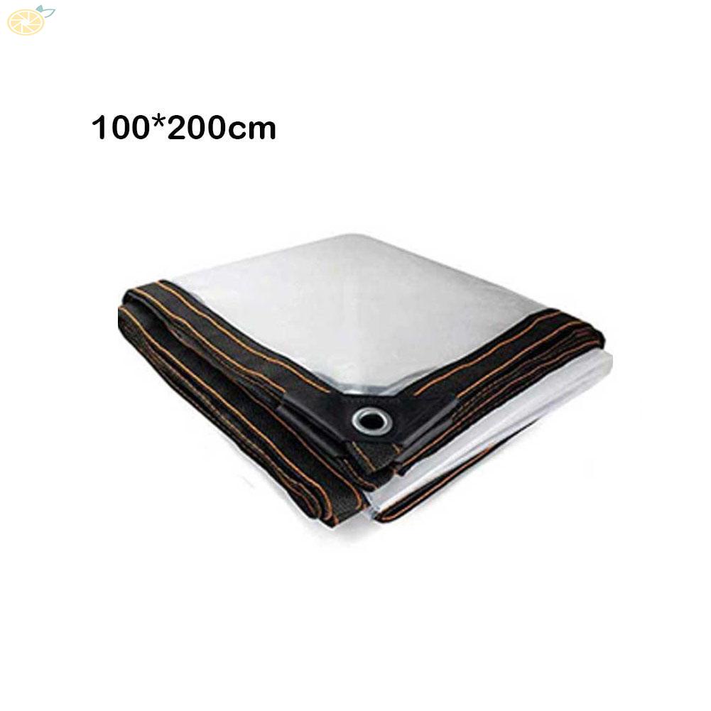 【VARSTR】Transparent Tent Anti-rust Eyelets Clear Clear PVC Tarp Collapsible Corners