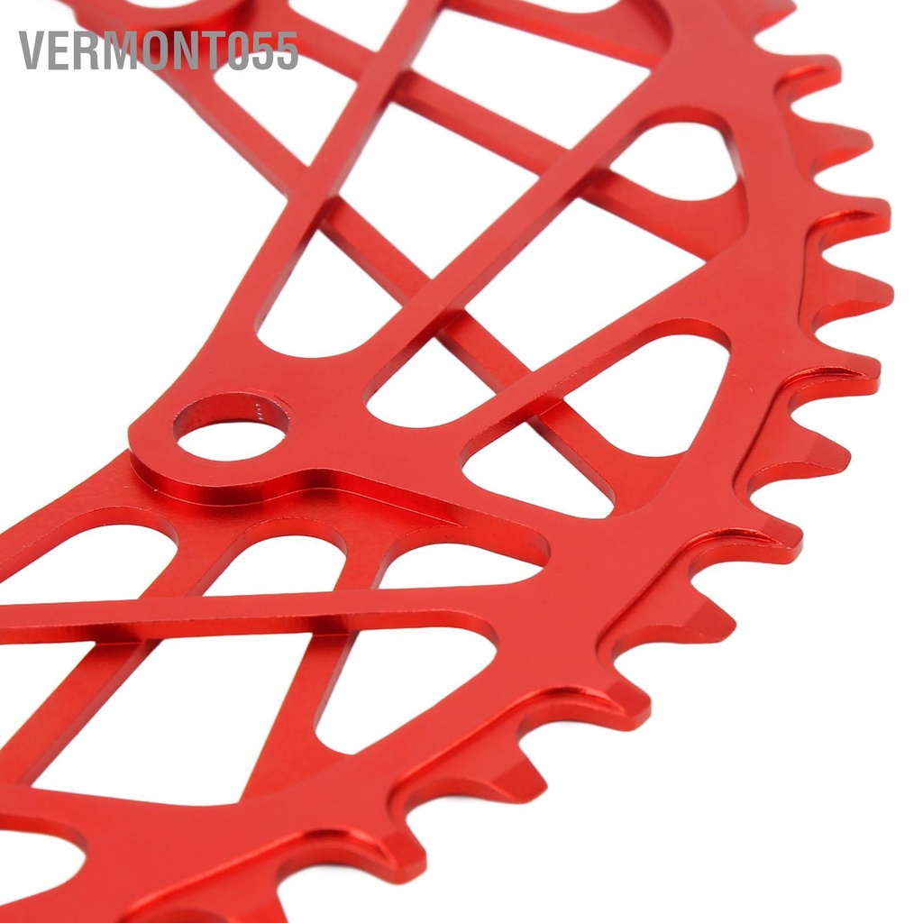 Vermont055 Xích Xe Đạp 56T Hợp Kim Nhôm Nhẹ Chống Mài Mòn Bánh Quay Tấm Thay Thế