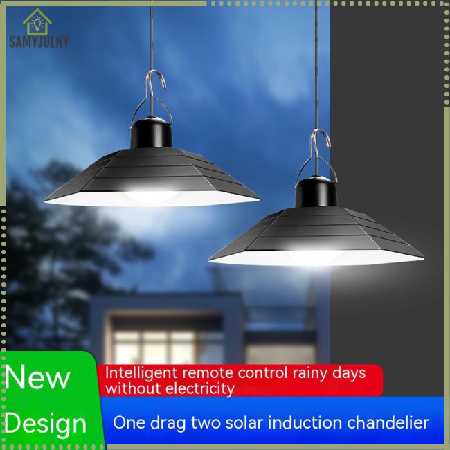 Đèn Năng Lượng Mặt Trời Kèm Điều Khiển Từ Xa Chống Thấm Nước Trang Trí Sân Vườn