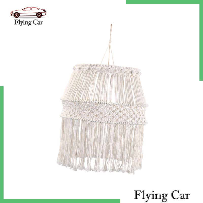 Vỏ Bọc Bóng Đèn Macrame Phong Cách Bohemian Dành Cho Trang Trí Nhà Cửa / Tiệc Cưới 2