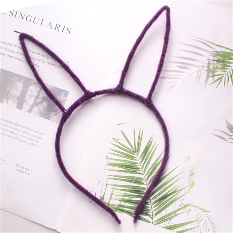 Băng Đô Tai Thỏ Màu Kẹo Ngọt Dành Cho Thanh Thiếu Niên Hóa Trang