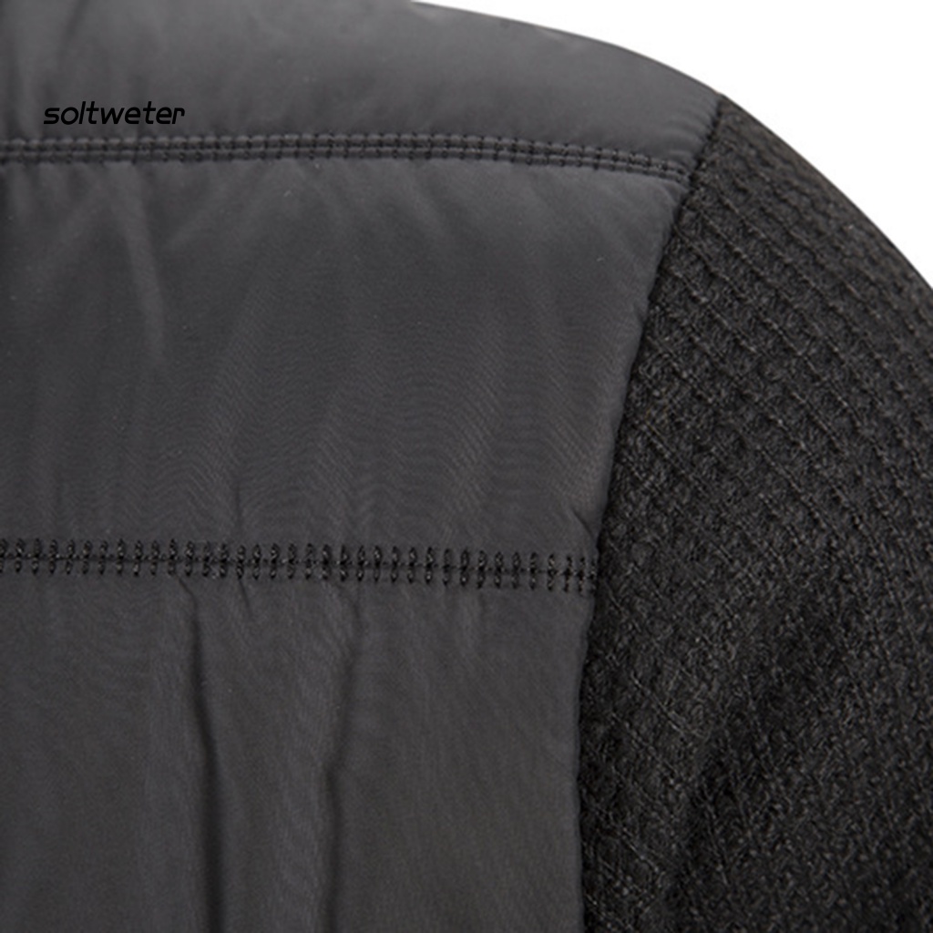 Áo Khoác Sweater Dày Dặn Cổ Đứng Chống Lạnh Mặc Hàng Ngày