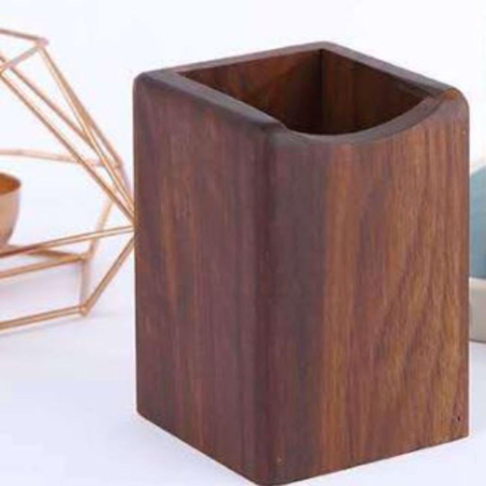 DORAW Hộp Đựng Bút Màu Đen Óc Chó