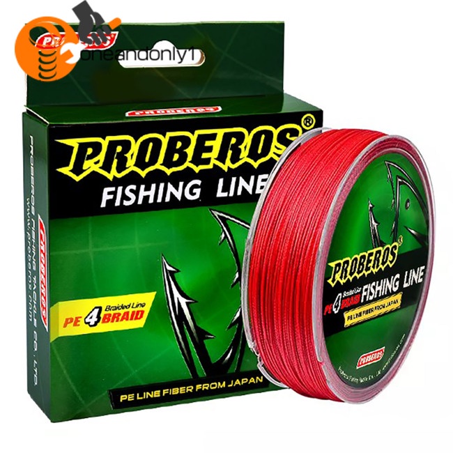 1 Cuộn Dây Câu Cá Bện 4 Sợi Chất Lượng Cao 0.4M 100m#-10# Cuộn Dây Pe Bện 6-100lb Siêu Co Giãn Nhiều Màu