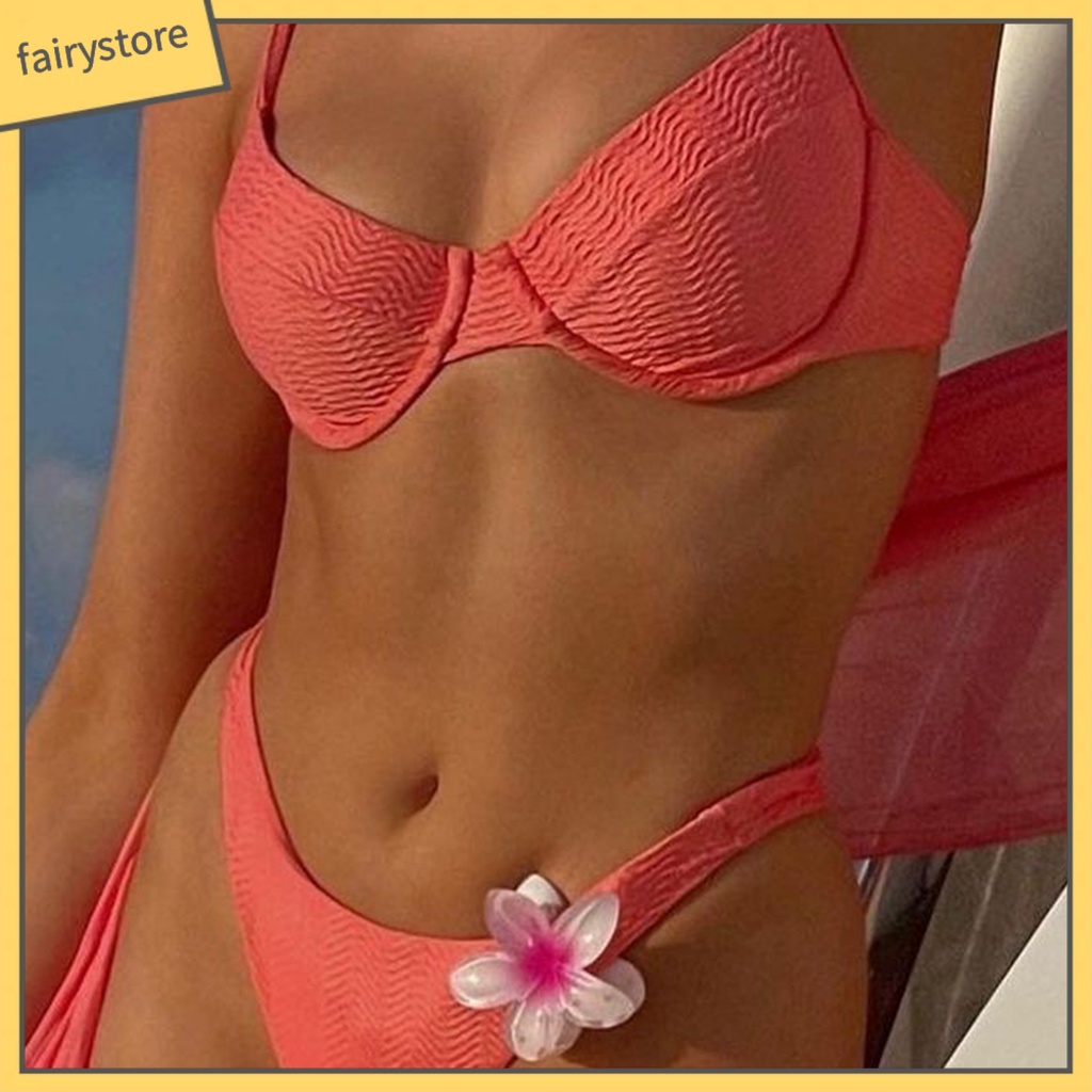 Kẹp Tóc Hình Hoa Màu Gradient Chống Trượt Thời Trang Cho Nữ