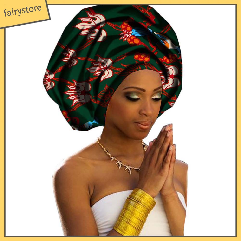 Khăn Turban Cotton Thời Trang Châu Phi Dành Cho Nữ