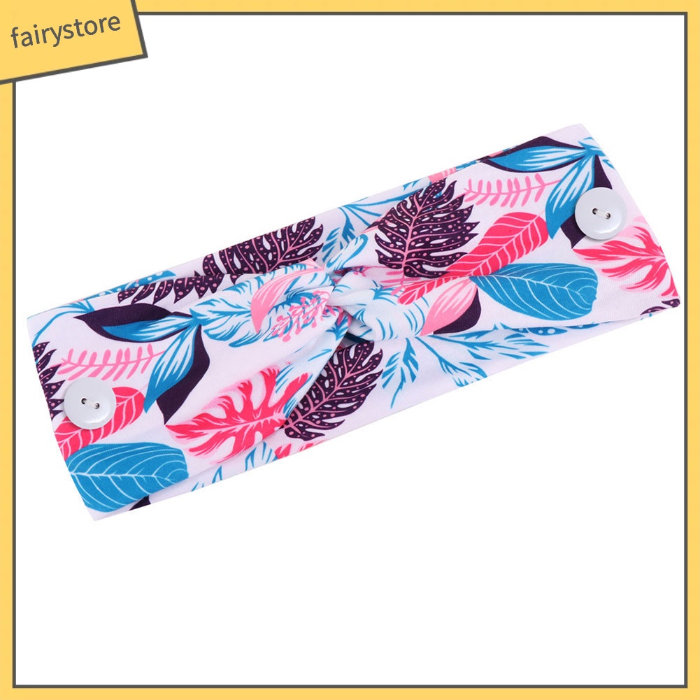 Băng Đô Cài Tóc Co Giãn Thắt Nút Dùng Tập Thể Thao / Yoga