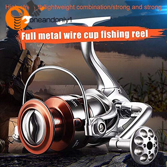 Máy Câu Cá 1000-7000 Max 10kg 5.2: 1 Có Tay Quay Chất Lượng Cao