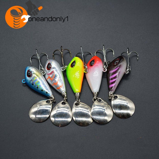 [COD] Mồi Câu Cá Xoay Bằng Thép Kim Loại Lấp Lánh Dễ Sử Dụng