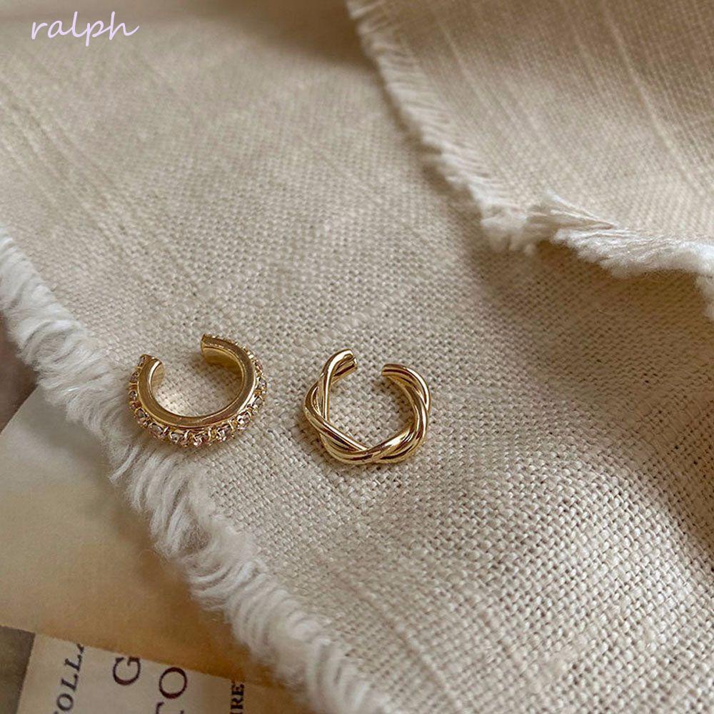 Bông Tai Dạng Kẹp Bằng Hợp Kim Thời Trang Cho Nữ