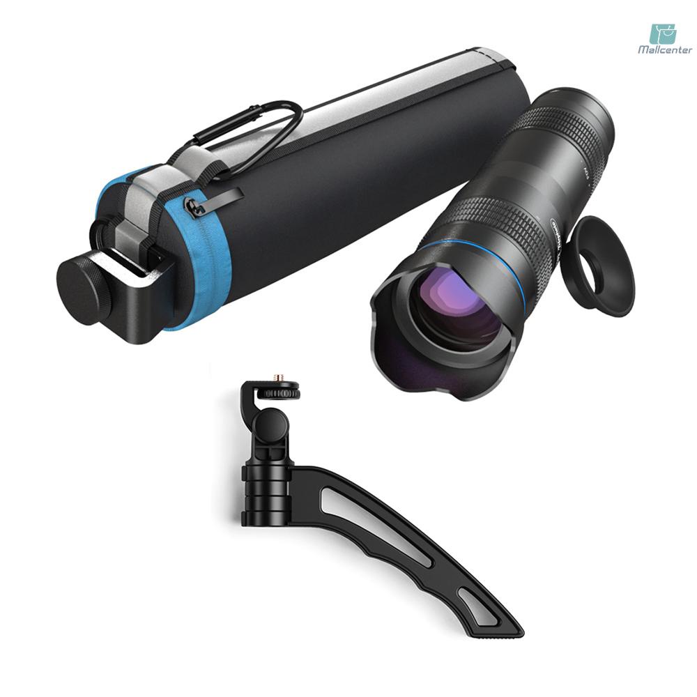 APEXEL APL-JS36XJJ04 HD 36X Metal Single-tube Telescope Telephoto Lens Optic Phone Camera Lens Monocular with Mini Selfie Tripod for Most Smartphones