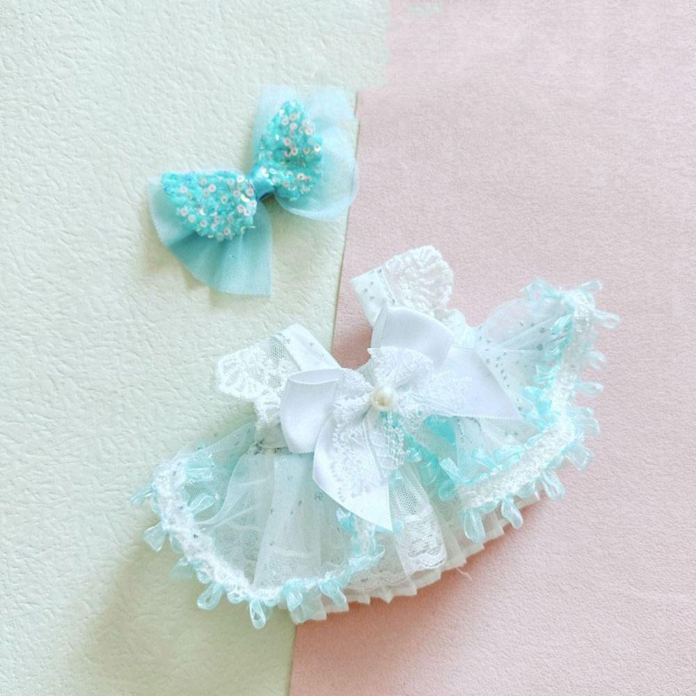 Đầm Xòe Chất Lượng Cao In Họa Tiết Cầu Vồng Dễ Thương Dành Cho Búp Bê EXO / Idol