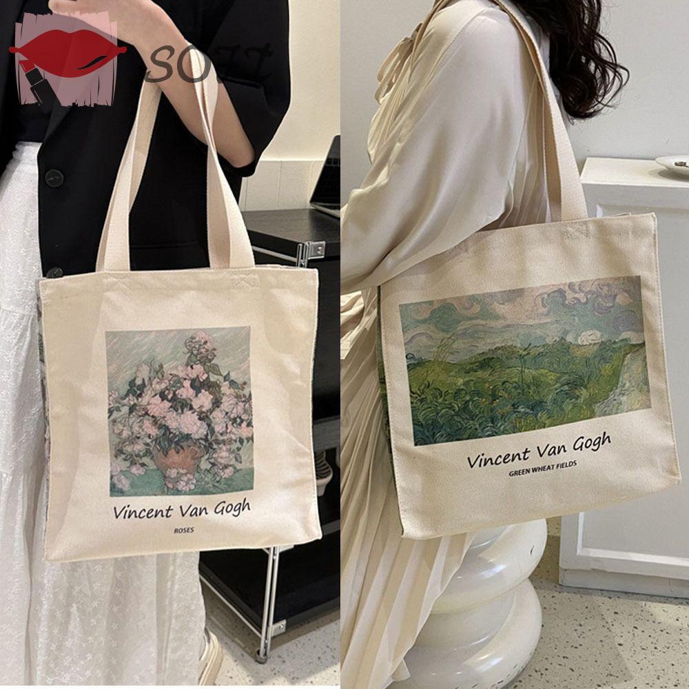 Túi Xách Đeo Vai Có Khóa Kéo Phong Cách Vintage Dành Cho Học Sinh