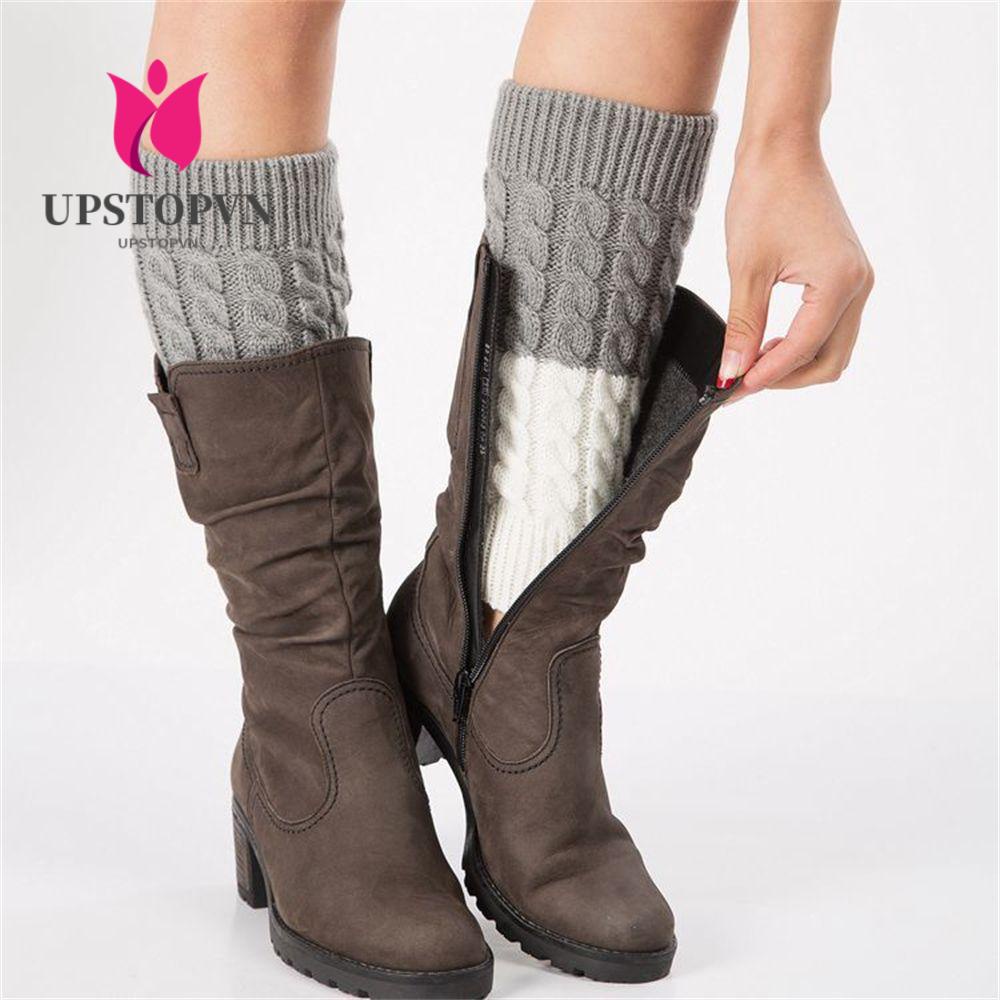 Tất Dệt Kim Mềm Giữ Ấm Chân Vào Mùa Đông