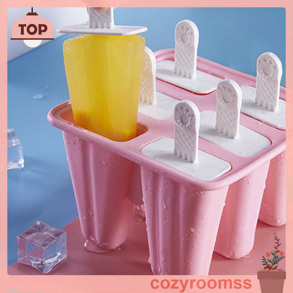 Khuôn Silicone Làm Kem Que DIY Tiện Dụng