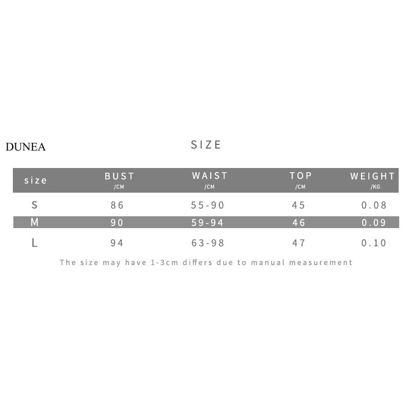 DUNEA Bộ Áo Liền Quần Hở Lưng Phối Ren Quyến Rũ Cho Nữ