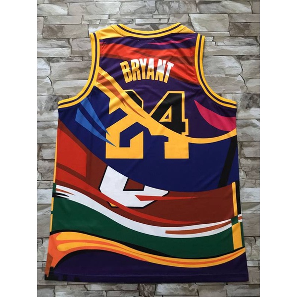 Áo Thun Bóng Rổ Sát Nách In Chữ lakers bryant Số 24 gp1 plus size pg1 Thời Trang Cho Nam Và Nữ