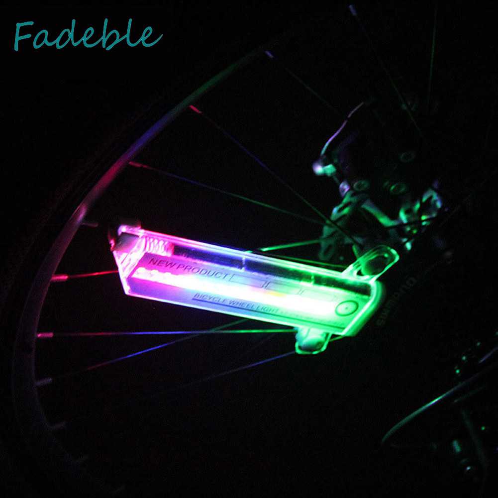 Set 2 Đèn Led 32 Bóng Nhiều Màu Sắc Gắn Căm Xe Đạp Leo Núi