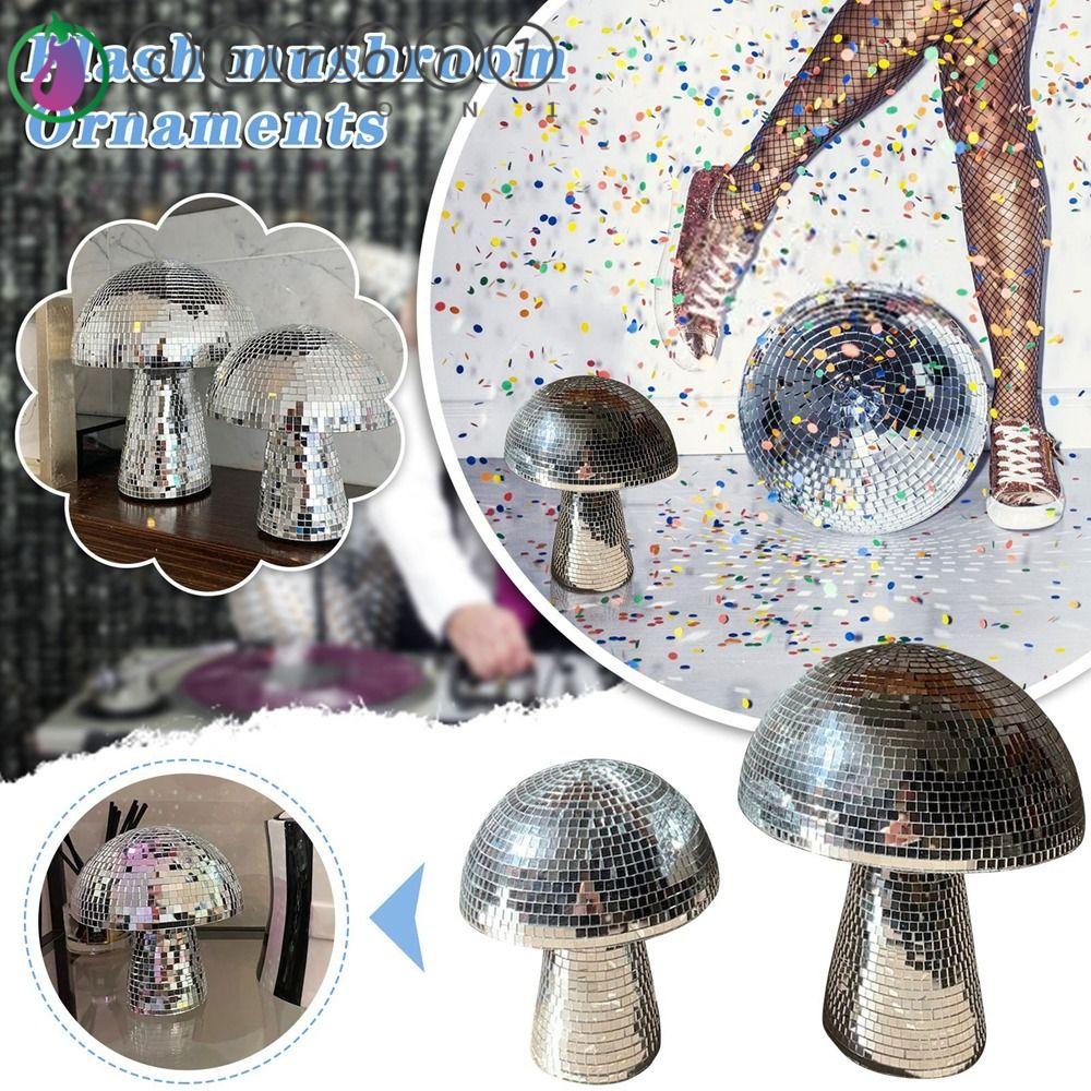 Quả Cầu Disco AARON1 Phản Quang Nhiều Kích Cỡ Trang Trí Bàn Tiệc Cưới|Cây Nấm Giả Chất Lượng Cao Tiện Dụng