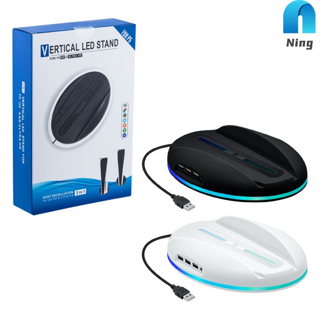 Giá Đỡ Đèn Led Rgb Có Cổng Usb Và Bàn Phím Tương Thích Với Ps5