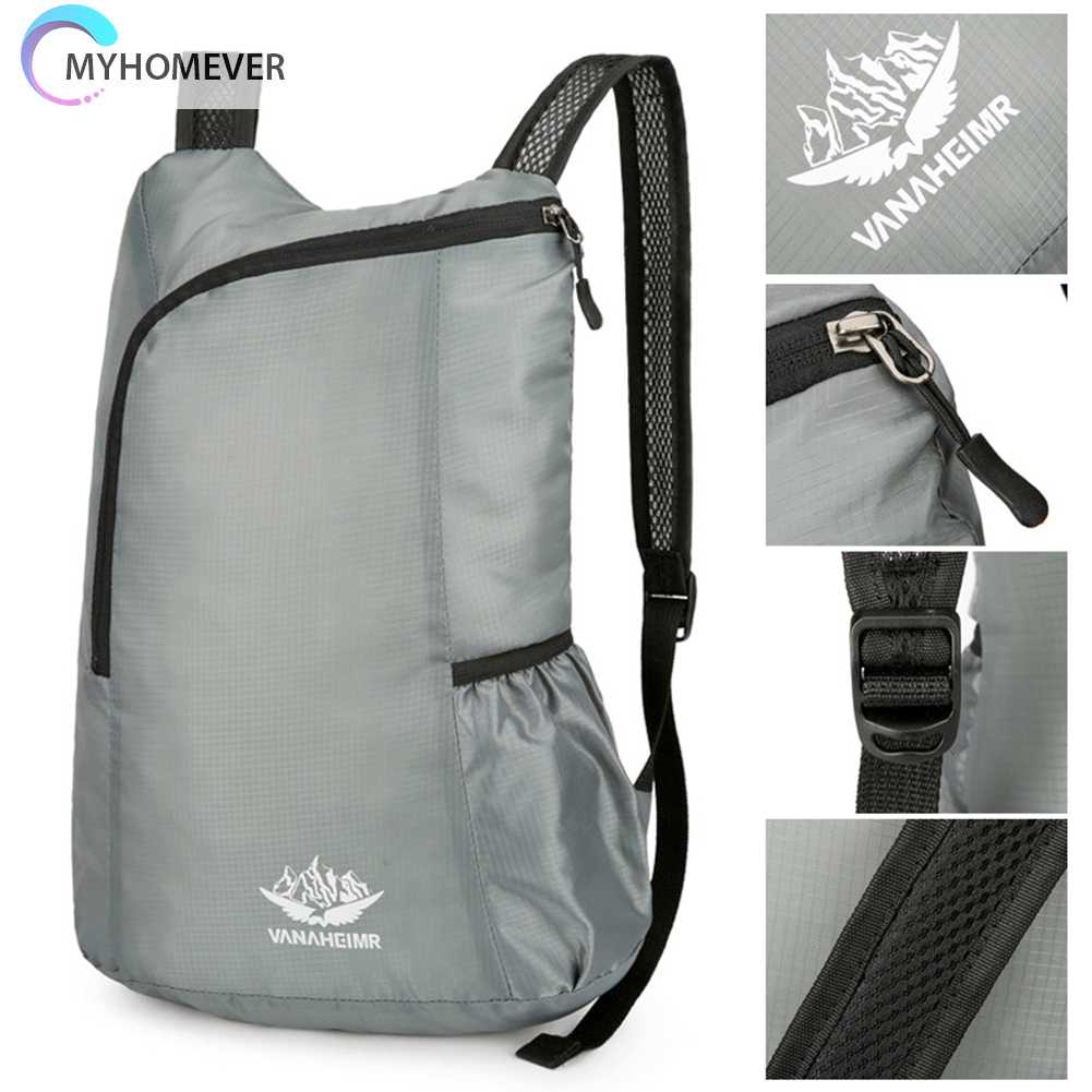 Ba Lô Nylon Sức Chứa Lớn Có Thể Gấp Gọn Tiện Dụng Cho Văn Phòng / Du