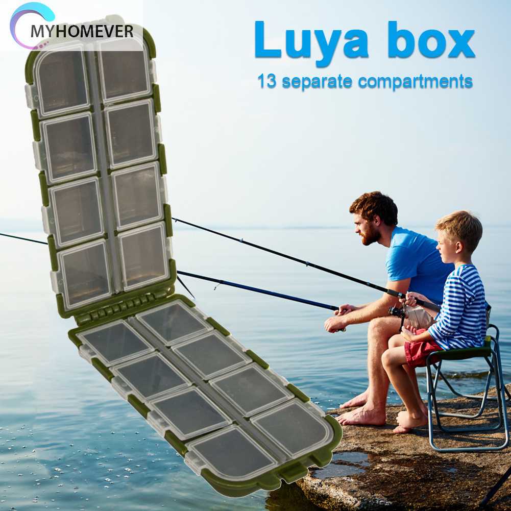 Hộp Đựng Mồi Câu Cá 13 Ngăn Tiện Lợi Ốp