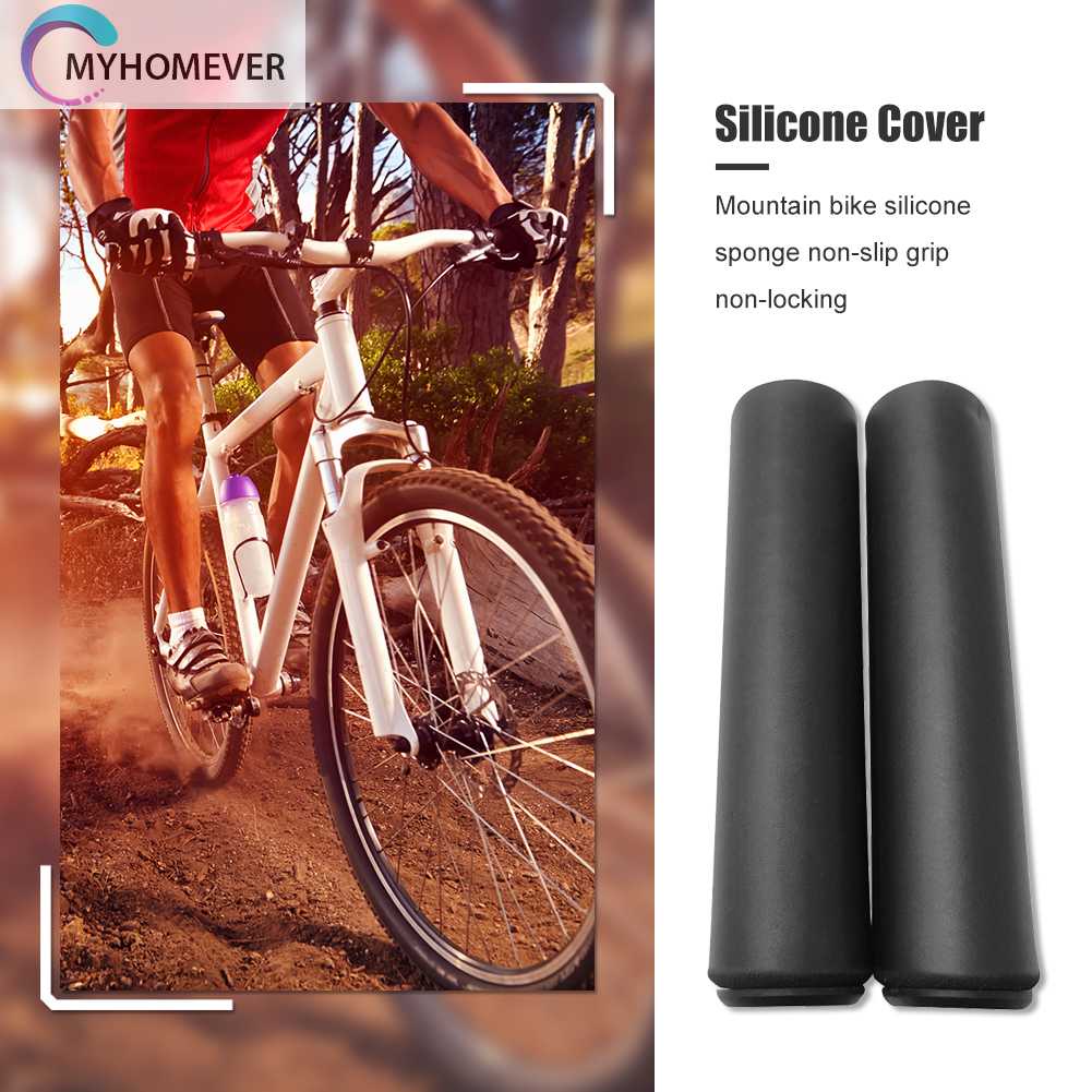 1 Cặp Bọc Tay Lái Xe Đạp Bằng Silicone Chống Trượt