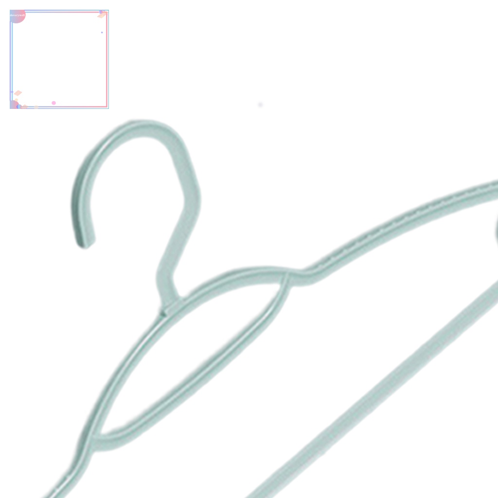 Set 10 Móc Treo Quần Áo Chống Trượt Màu Sắc Đơn Giản Tiện Dụng