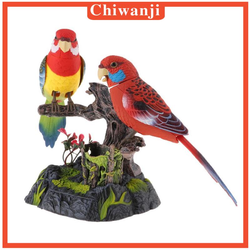 [Chiwanji] Bộ Phận Hát Bằng Giọng Nói Phát Ra Tiếng Kêu Khi Hát Chim Vẹt Với Âm Thanh Thật Và Chuyển Động