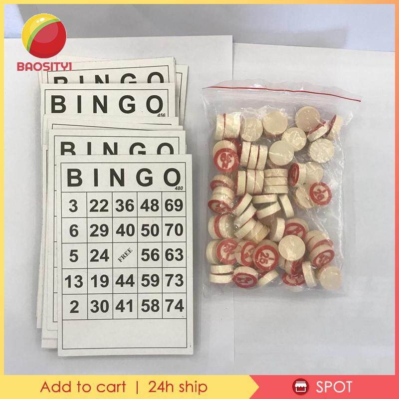 Set 40 Thẻ Chơi Game 75 Chữ Số Cho Gia Đình Baosity1