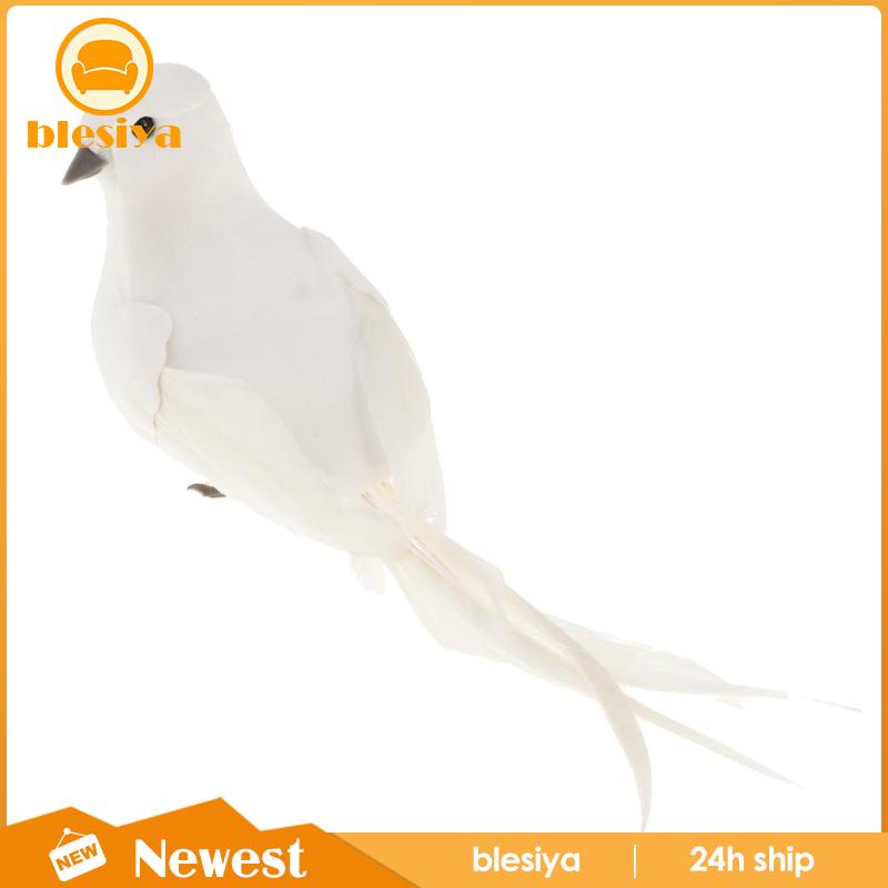 Set 2 Chú Chim Đuôi Dài Nhân Tạo Dùng Trang Trí