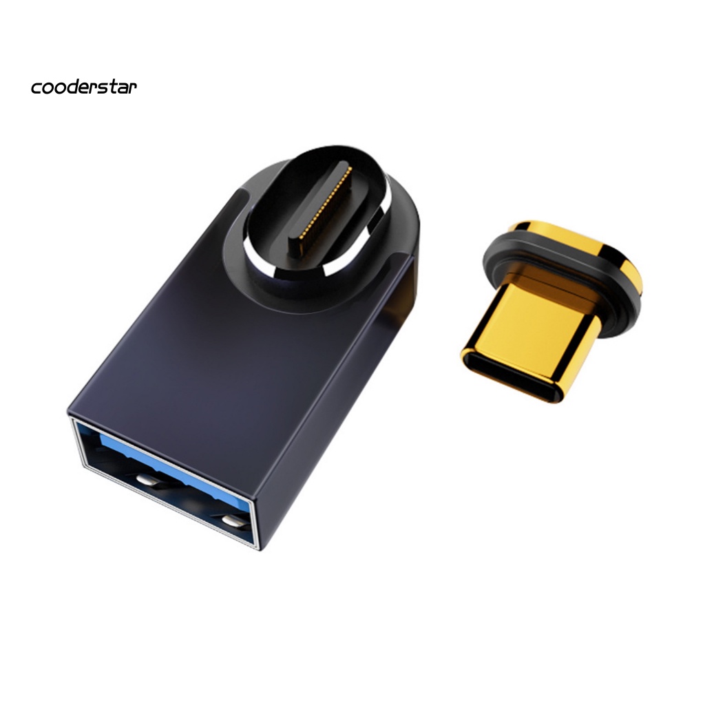 Đầu Chuyển Đổi Type-C Sang USB Bằng Hợp Kim Nhôm Từ Tính Cho Điện Thoại