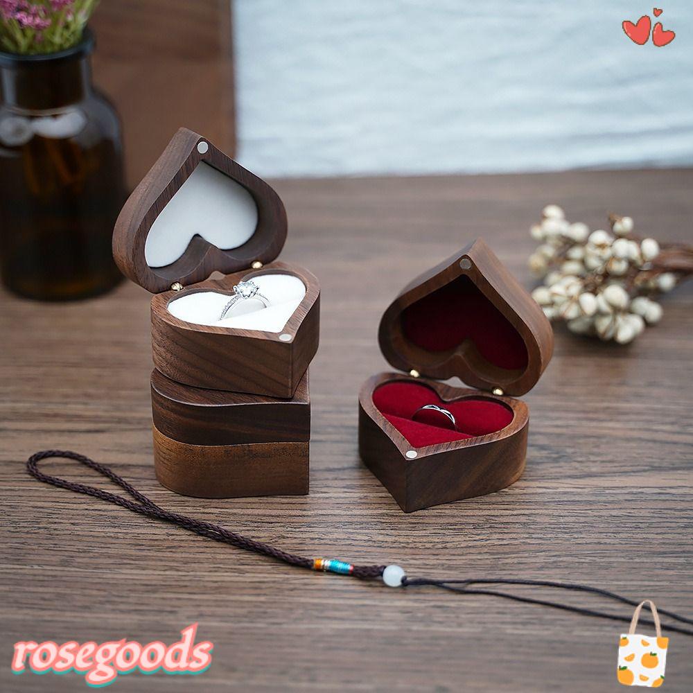 Hộp Đựng Trang Sức Hình Hoa Hồng Xinh Xắn|Hộp Trưng Bày Quà Cưới Xinh Xắn Chất Lượng