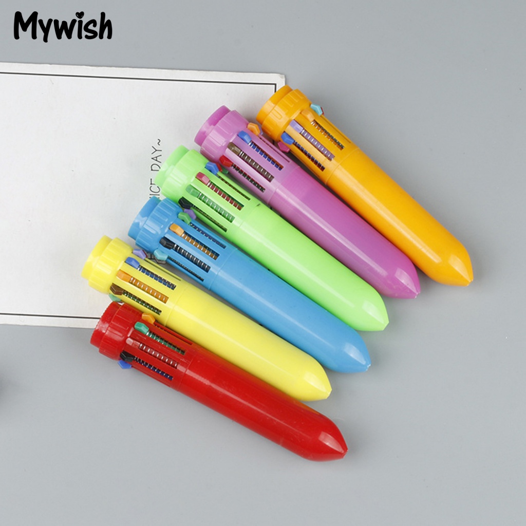 Set 2 Bút Bi Ngòi 0.5mm Nhỏ Gọn Nhiều Màu Sắc