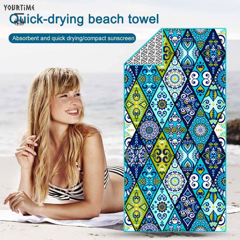 Khăn Tắm Bằng Sợi Micro Thấm Hút Tốt Có Thể Gấp Gọn Tiện Dụng Mang