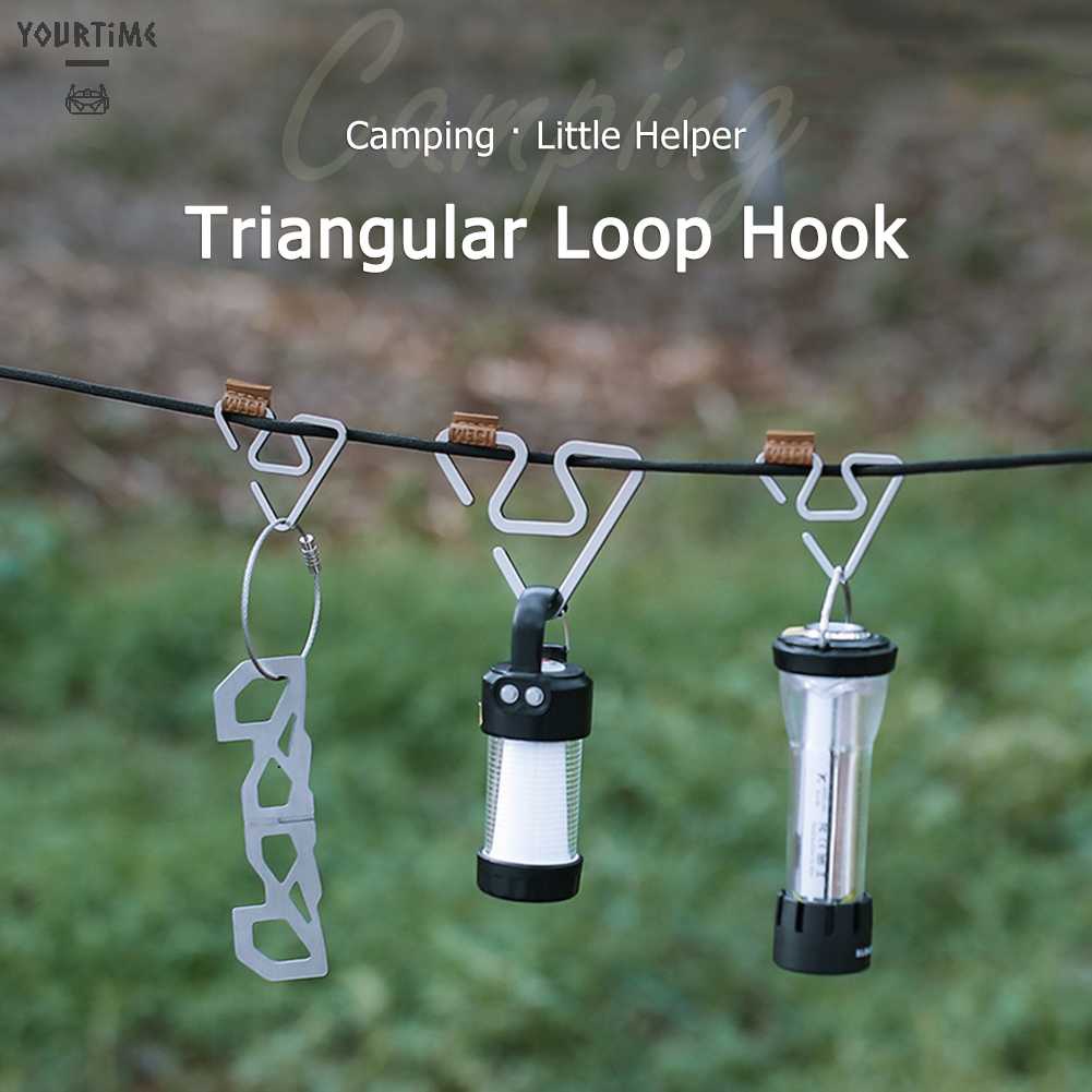 Móc Treo Đèn Cắm Trại Hình Chữ S Tiện Lợi