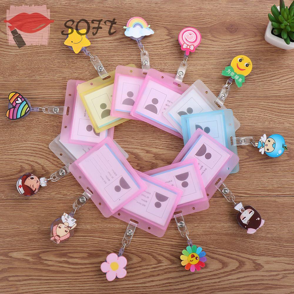 Kẹp Giữ Thẻ Tên Bằng Kim Loại Có Thể Thu Gọn Tiện Dụng