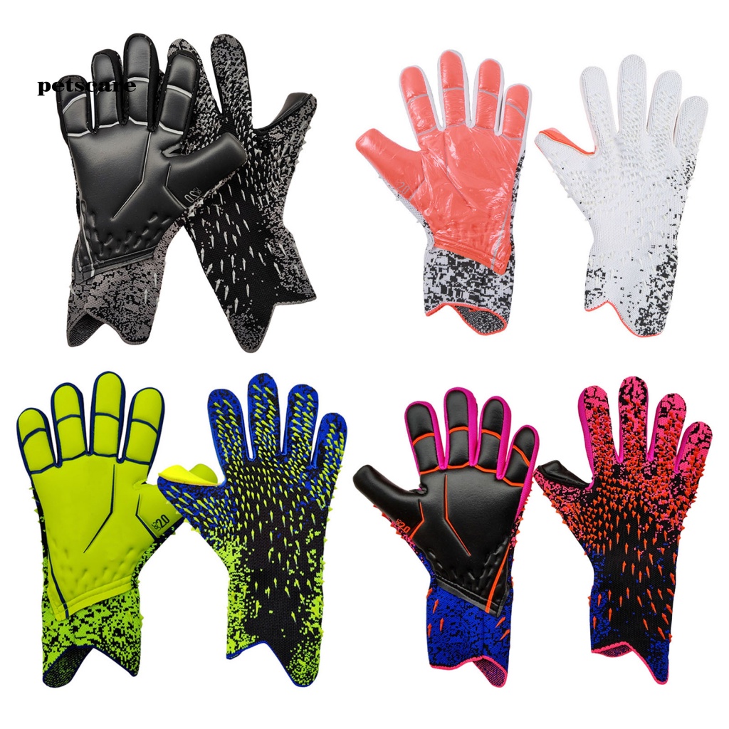 1 Đôi Găng Tay Thủ Môn Thể Thao Bằng Nylon Chống Trượt