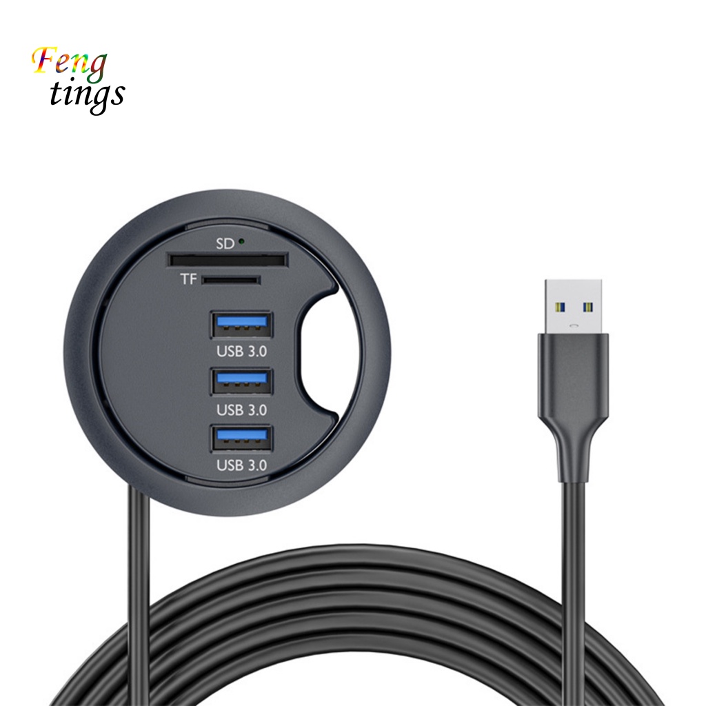 Hub USB Hub TF / SD Đầu Đọc Thẻ Nhớ TF / SD Dễ Lắp Đặt Tiện Dụng Cho Văn Phòng