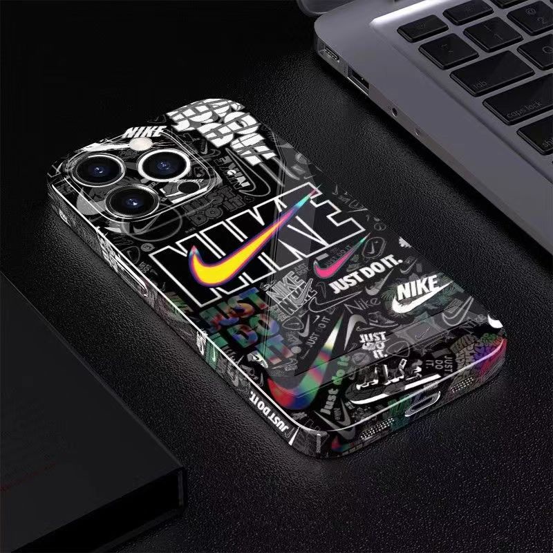 Ốp Điện Thoại TPU Silicon Mềm Chống Sốc Trong Suốt In Logo Thương Hiệu Thể Thao Cho IPhone 14 12 13 11 Pro XS Max XR X Plus