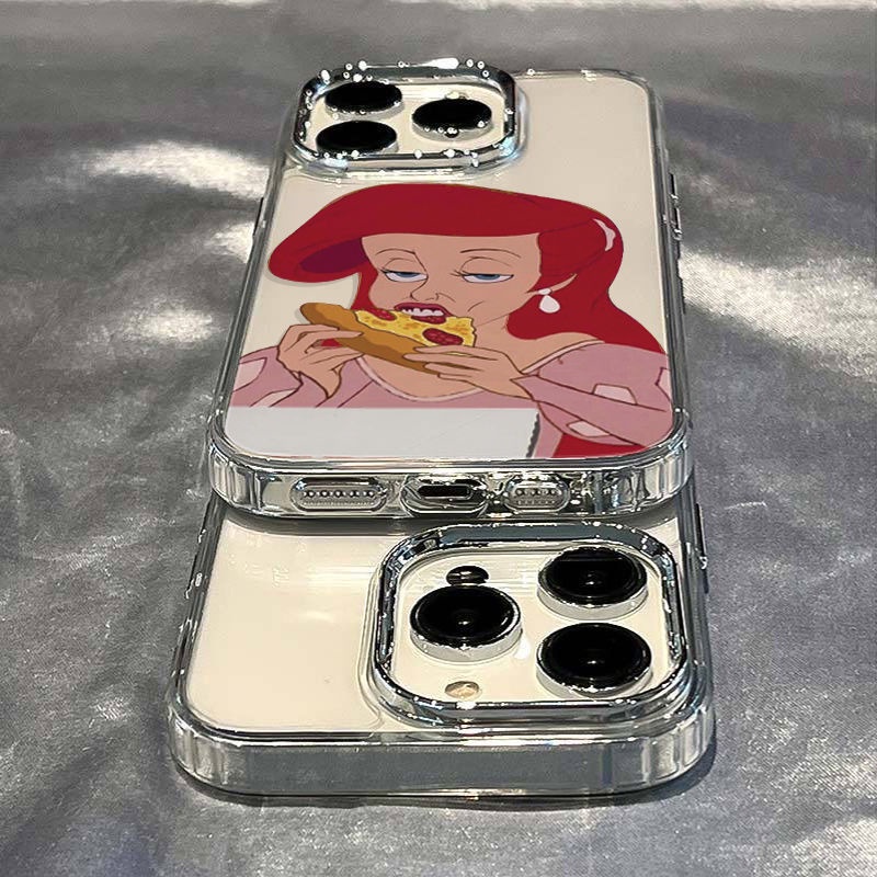 ✅Ốp Điện Thoại Mềm Chống Sốc In Hình Pizza Cho Iphone 12 11 Pro Max 14 Pro 713 / 8 Plus