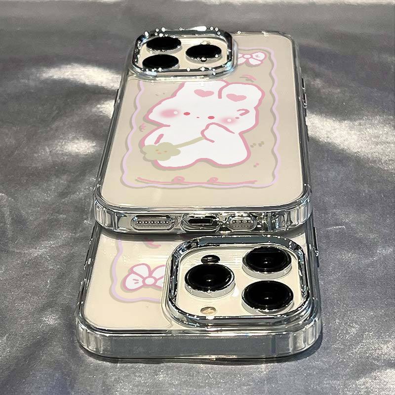 ✅Ốp Điện Thoại Dẻo Họa Tiết Chú Thỏ Dễ Thương Chống Sốc Cho iPhone12 OGJO 14pro13 7max8 11