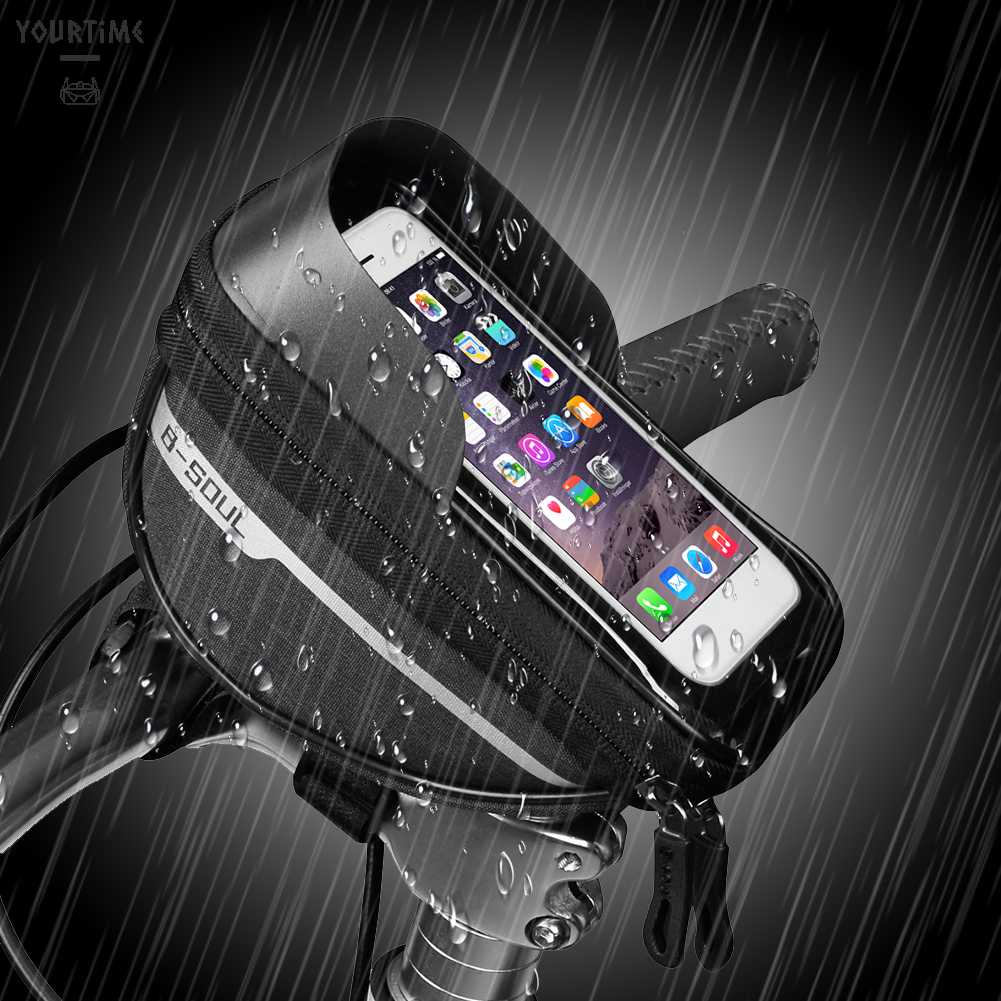 Túi Đựng Điện Thoại Chống Nước Gắn Khung Trước Xe Đạp