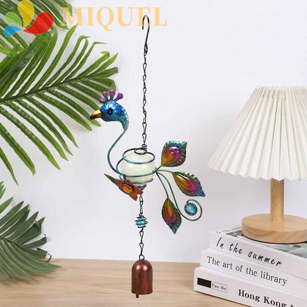 Chuông Gió Hình Chim Công Lấp Lánh Trang Trí Nhà Cửa