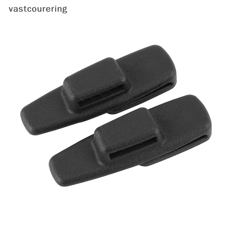 2 Chốt Khóa Dây An Toàn Xe Hơi Bằng Nhựa Có Thể Điều Chỉnh Tiện Dụng