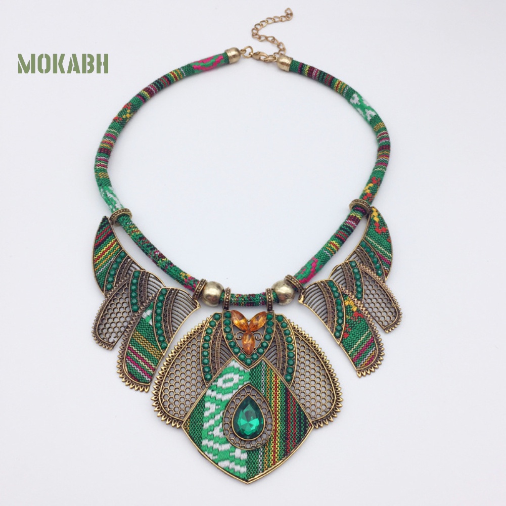 [Mok Abh] Vòng cổ Theo Phong Cách Vintage Đính Đá