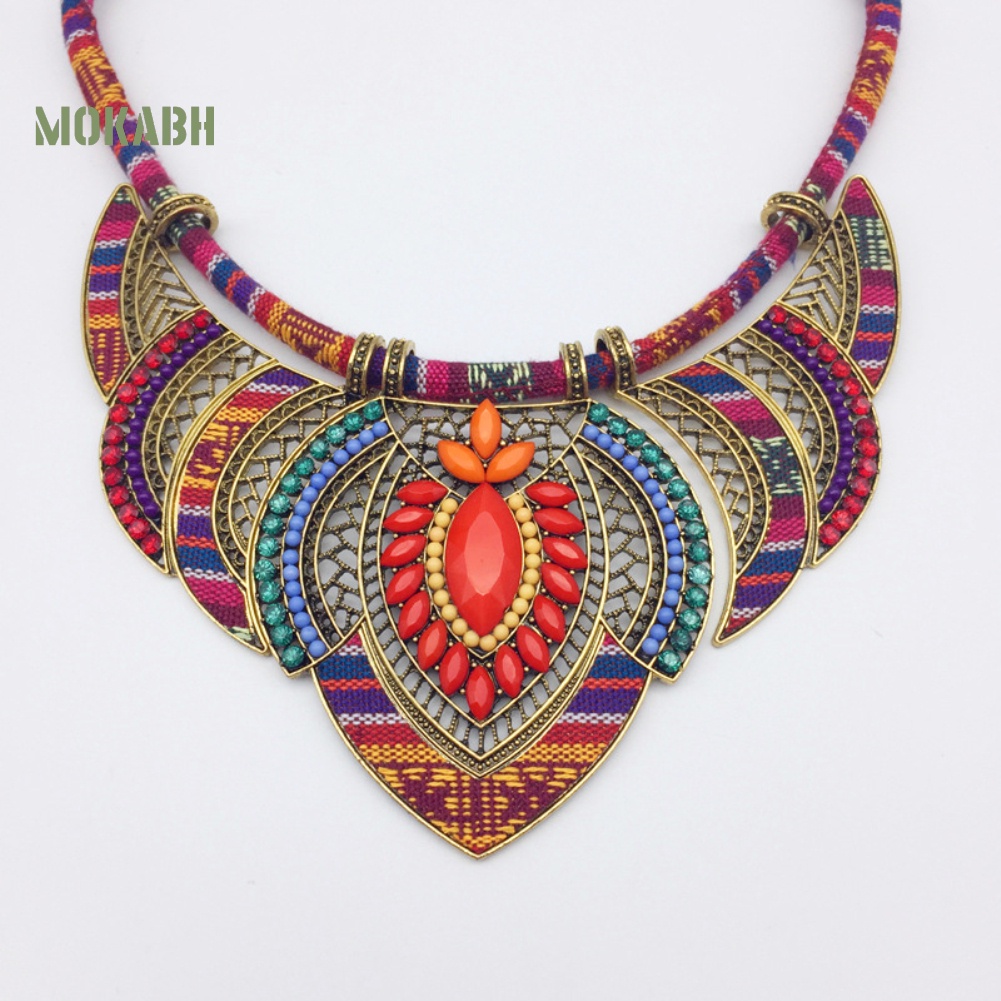 [Mok Abh] Vòng cổ Theo Phong Cách Vintage Đính Đá